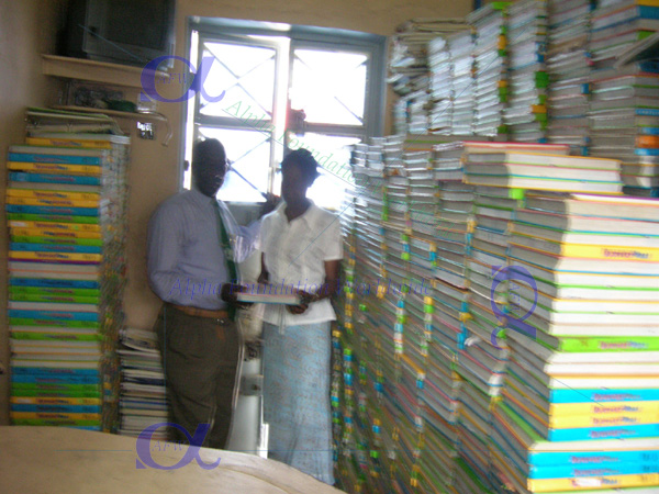 Gorvie Memorial School book donation